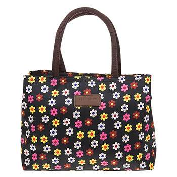 Flowerpower Waterproof Handbag Black